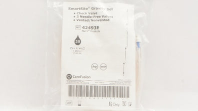 CareFusion 42493E SmartSite Gravity Set 20, 17ml x 104inch (x)